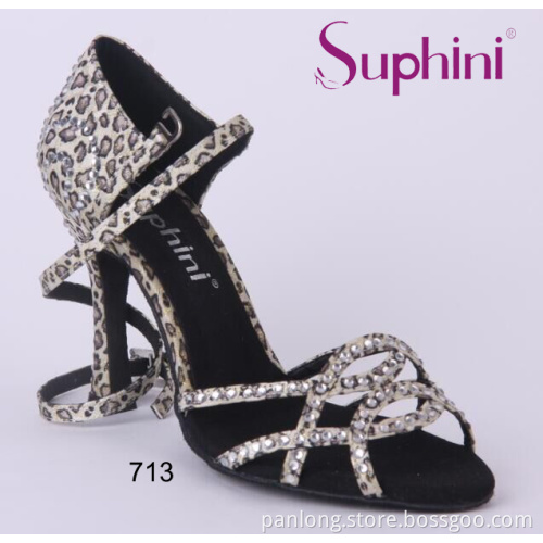 Suphini Leopard New Woman Latin Dance Shoes